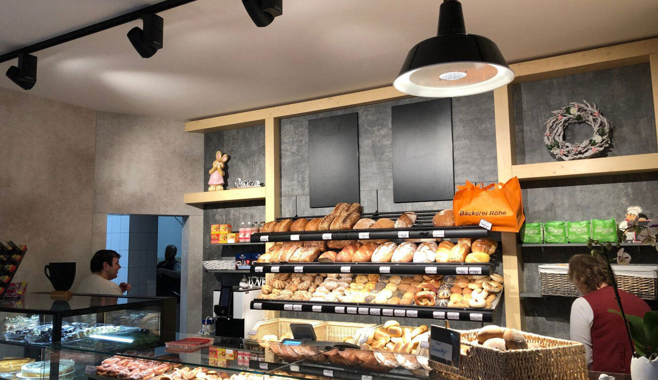 Bäckerei Röhe – Erneuerung LED Schopbeleuchtung