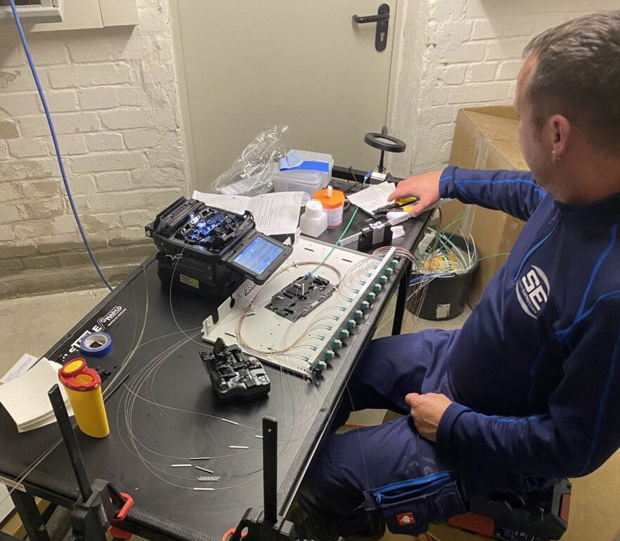 Spleissarbeiten Johannisburger Anger I